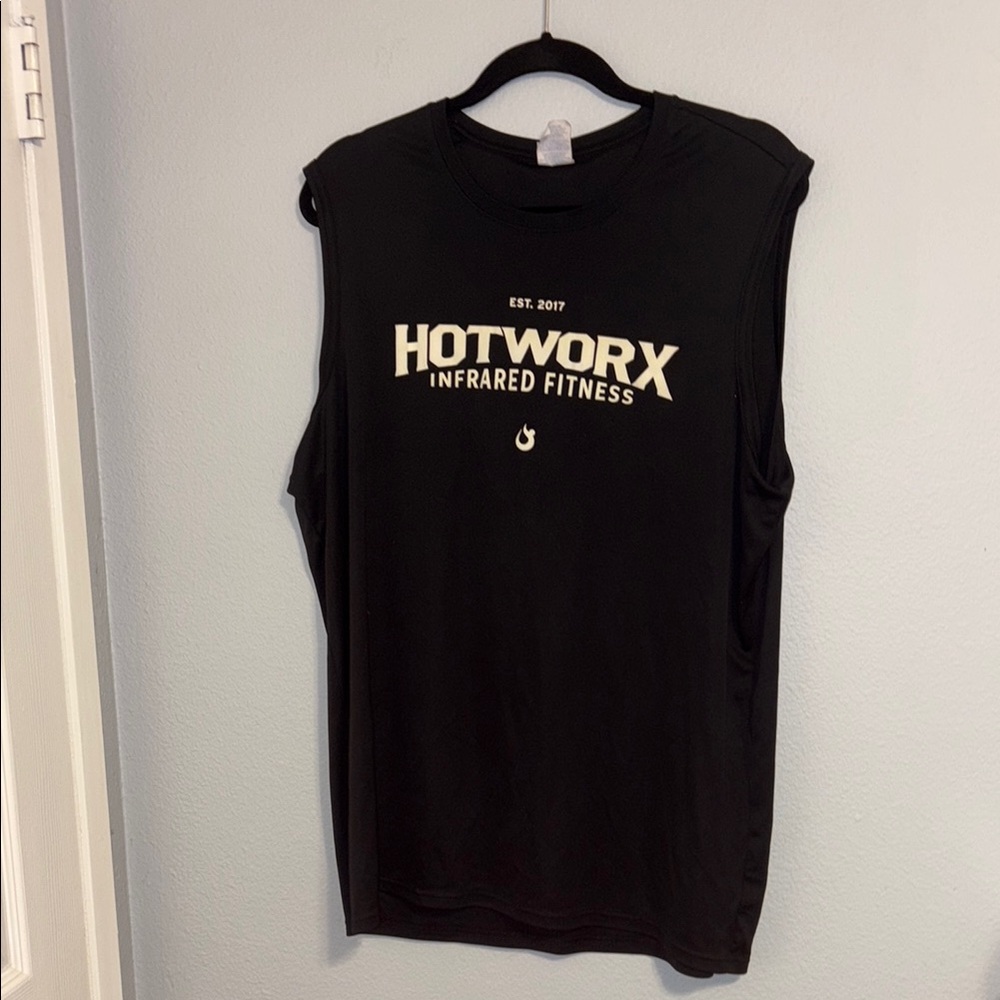 HOTWORX Unisex Black Muscle Tank